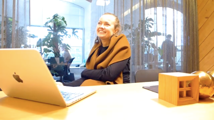 Interview with Margit Argus in her office in 2024. Photo credits: Screenshot from video interview